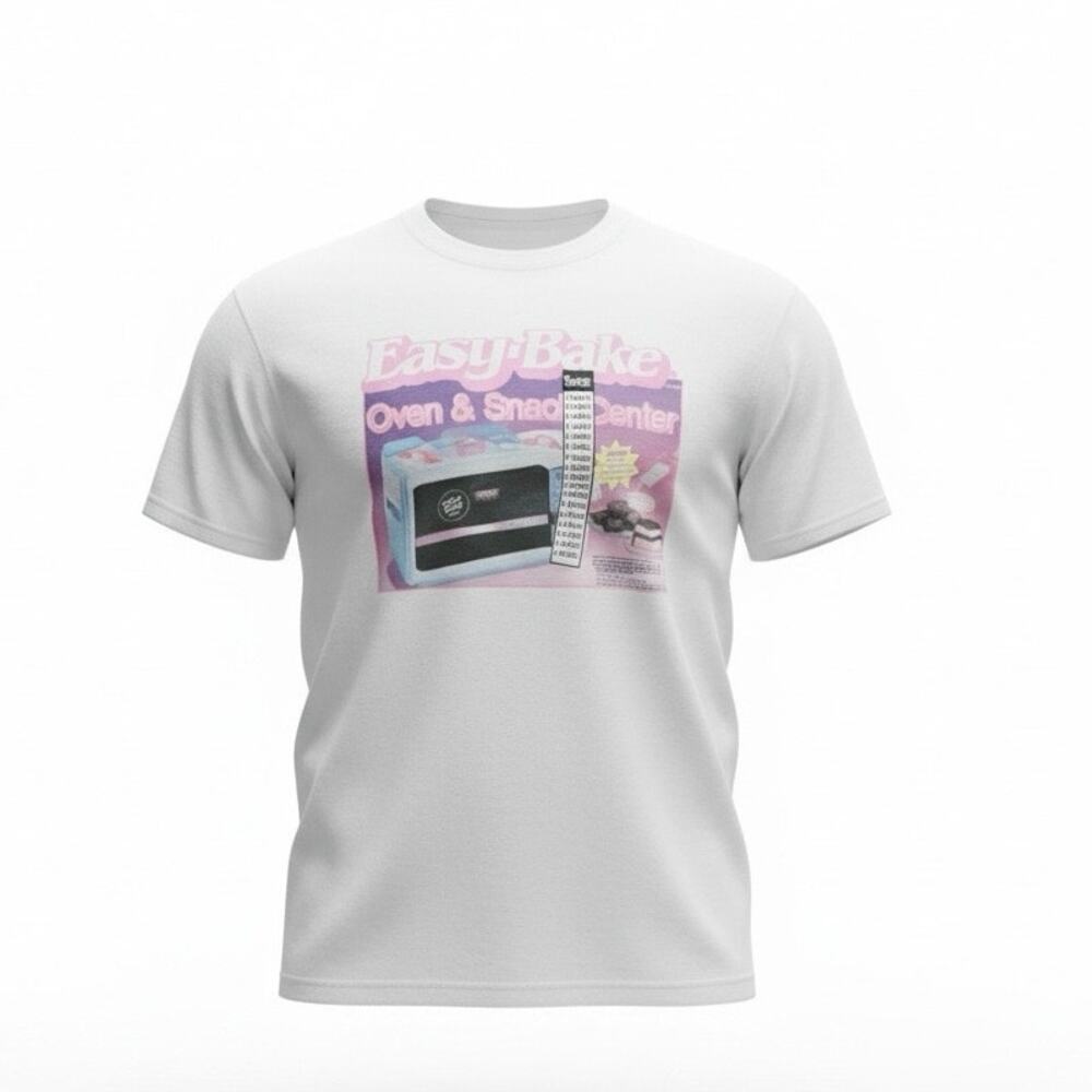 Easy Bake Oven Snack Center Graphic T Shirt White Large
